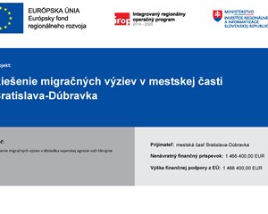Projekt: Riešenie migračných výziev v mestskej časti Bratislava-Dúbravka